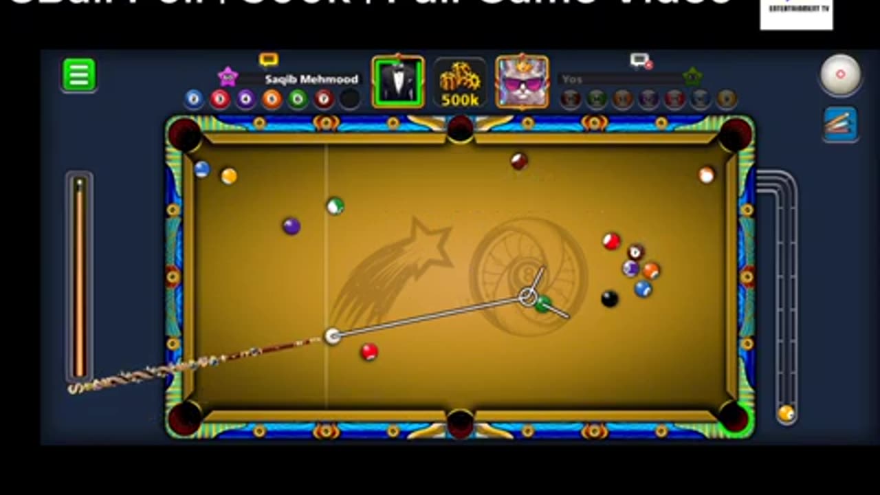 8 ball pool 500k match win tricks