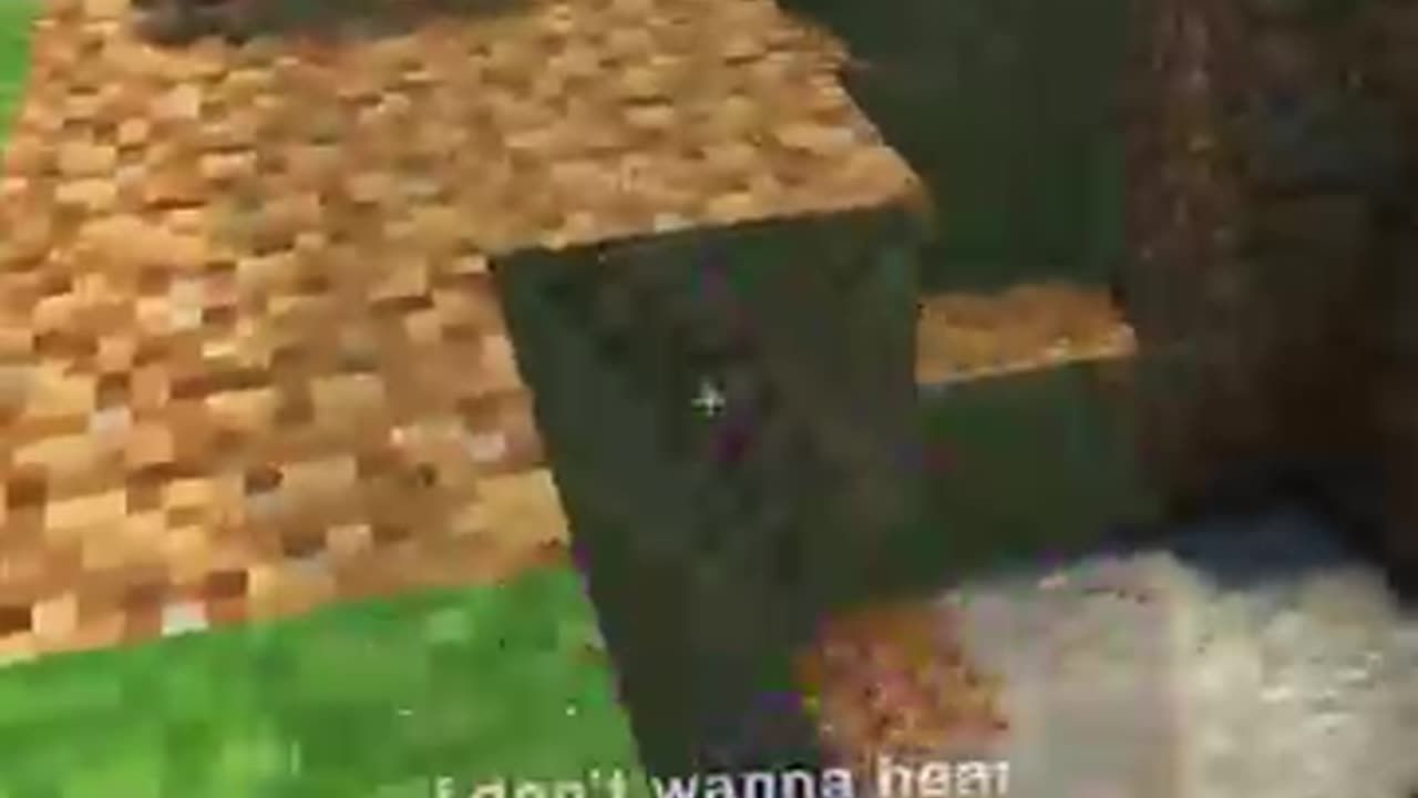 Minecraft When you DON'T fill the Creeper Holes...