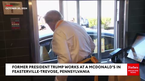 Trump Treats McDonald s Drive-Thru Customers To Their Lunch In Pennsylvania