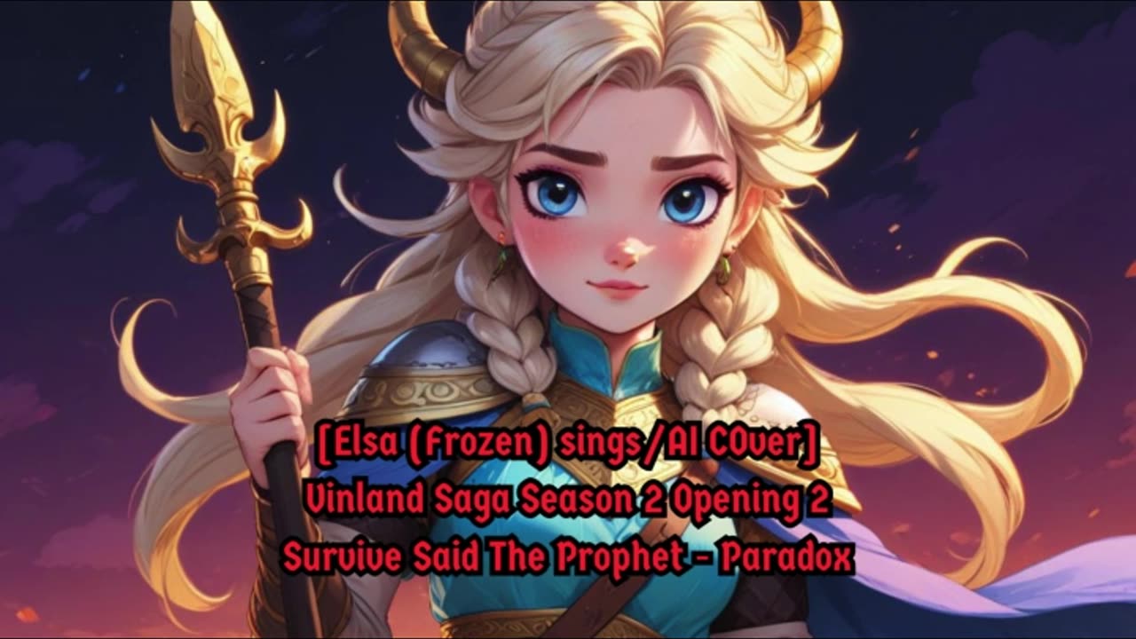 [Elsa sings/AI Cover] Vinland Saga Season 2 Opening 2 | Survive Said The Prophet - Paradox