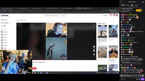 xQc found himself on TikTok