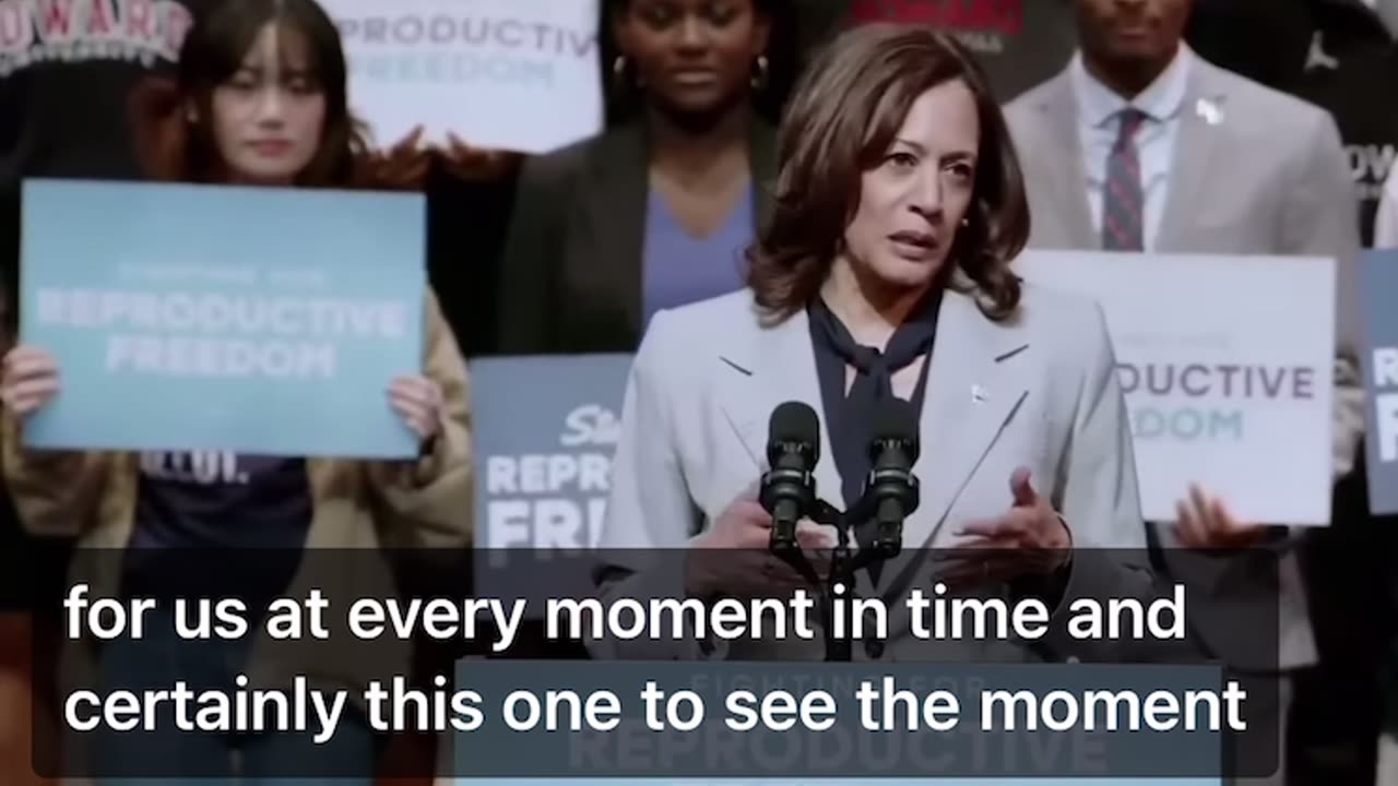 Kamala explains what the Moment in Time is 🤦🏻‍♂️