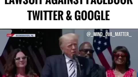 President Trump suing Big Tech