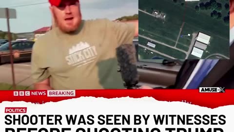 Eye Witness to Trump assassination attempt saw the shooter climbing on a nearby roof