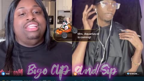 DreBaby lines Kiwon & talk about the ear & Dre needing to see a Dr 2/19/24 #bigoclipandsip