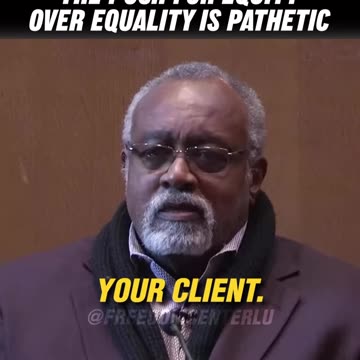 The push for equity over equality is pathetic