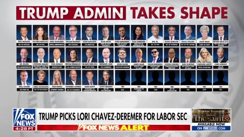 BREAKING NEWS Trump picks Rep. Lori Chavez-DeRemer as Labor secretary