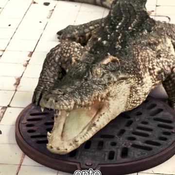 This Man Attacked By Crocodile.#shorts