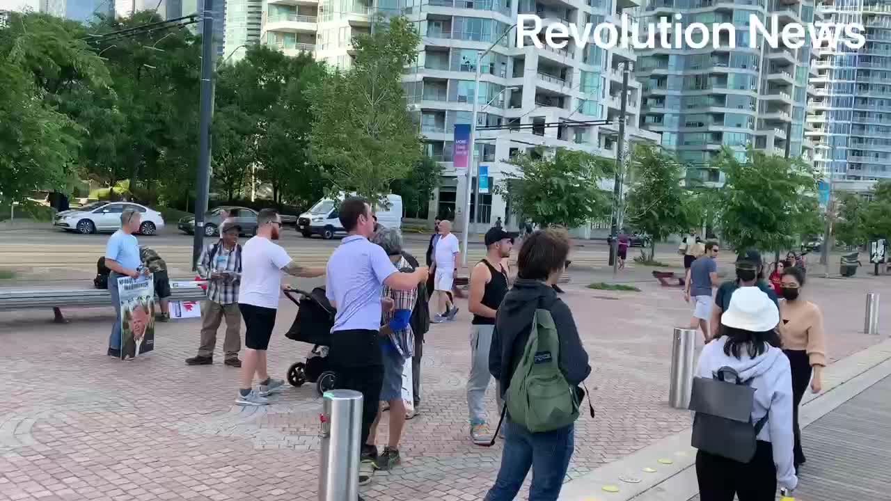 Harbour Front Anti lockdown protest