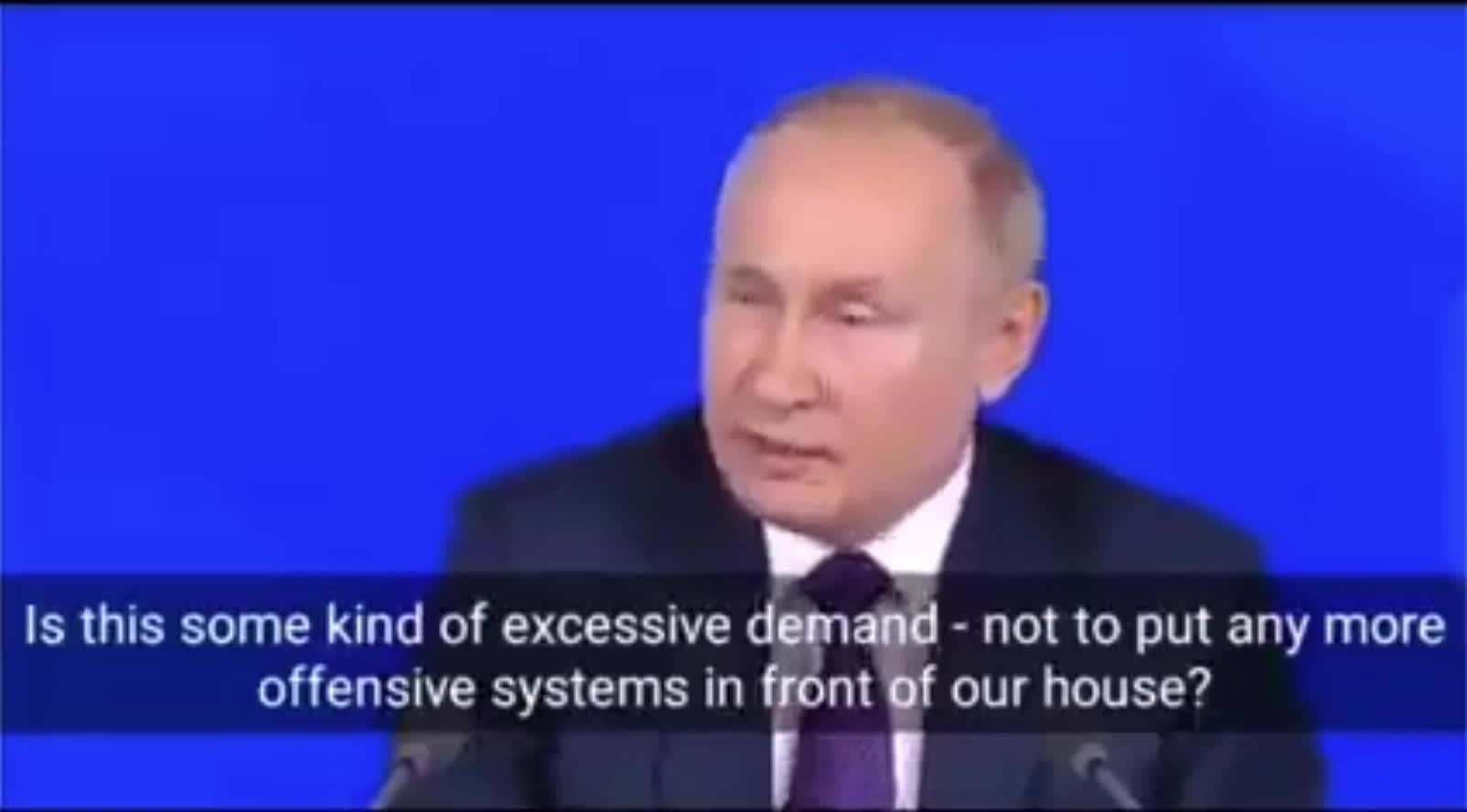 #Ukraine Putin Explains The Invasion