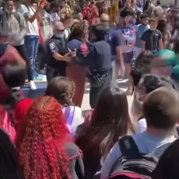 Las Vegas school Fight With Students