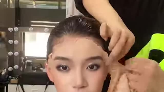 We thought she's bald too 😂