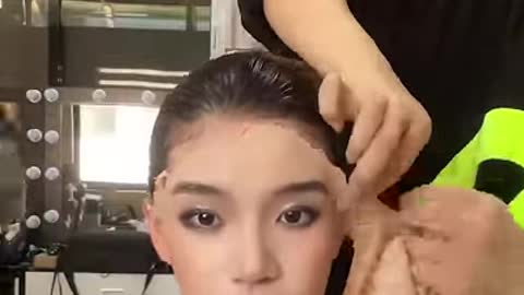 We thought she's bald too 😂