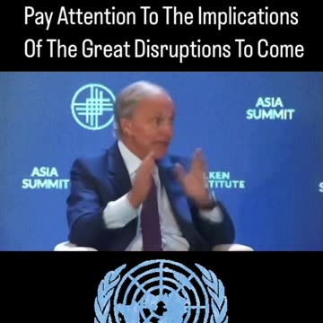 Pay attention to the implications of the great disruptions to come.