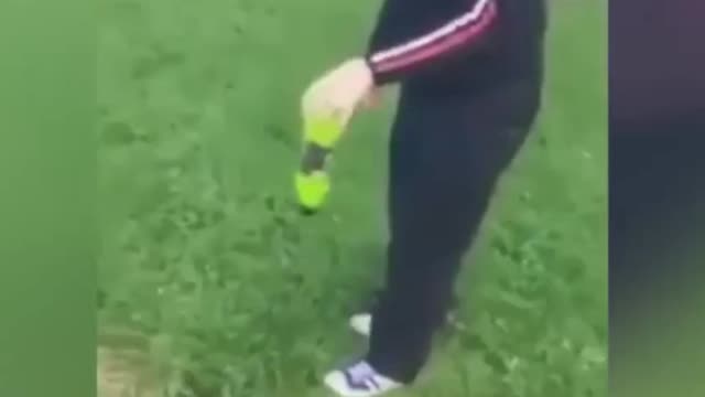 What a shot! Bottle trickshot.