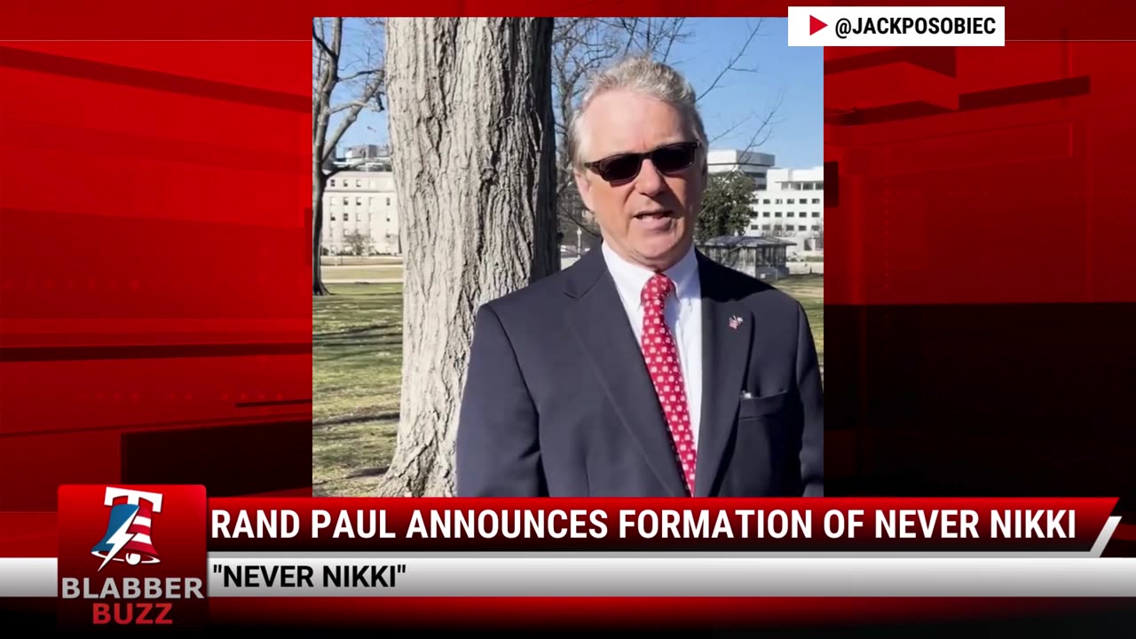 Rand Paul Announces Formation Of NEVER NIKKI