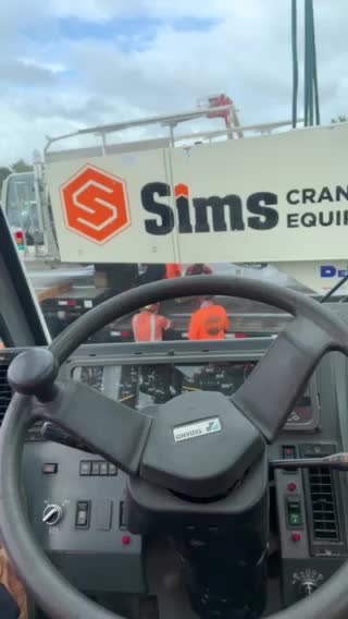 Working in the crane yard today