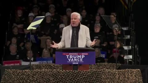 Glenn Beck at Trump rally in Arizona