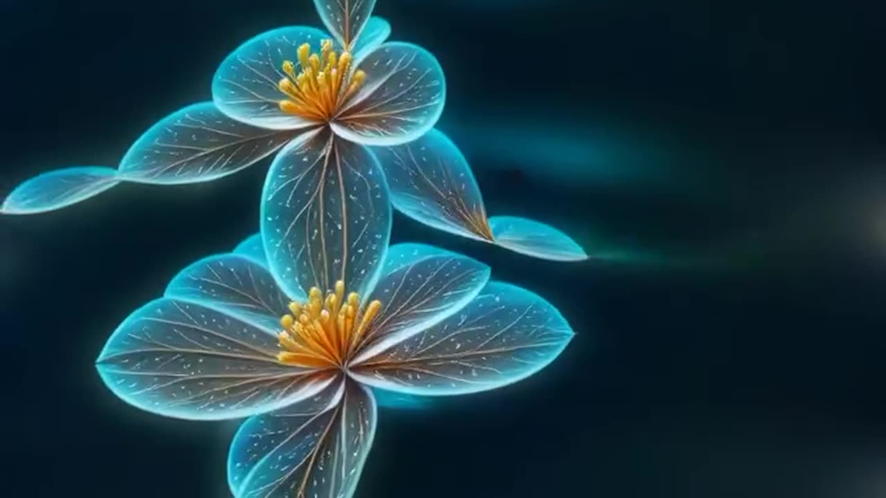 Amazing flower dancing