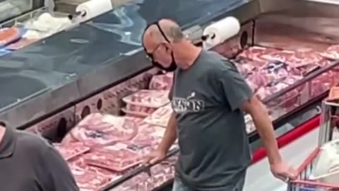Man Dons Pair of Panties as a Mask