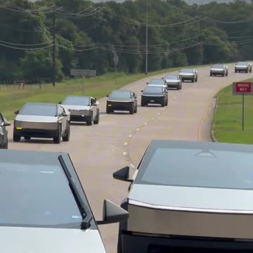 The world's largest cybertruck meet-up