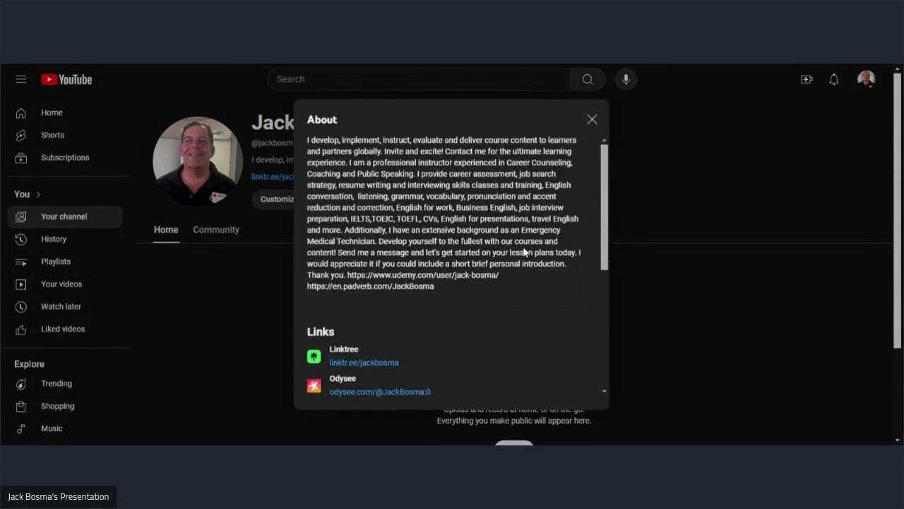 Jack Bosma: YouTube Leader