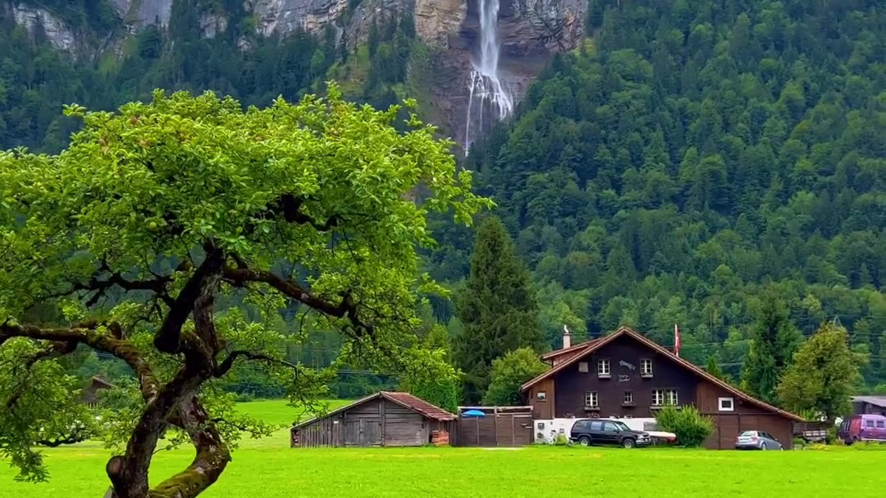 My Dream place alone house back side mountain waterfall