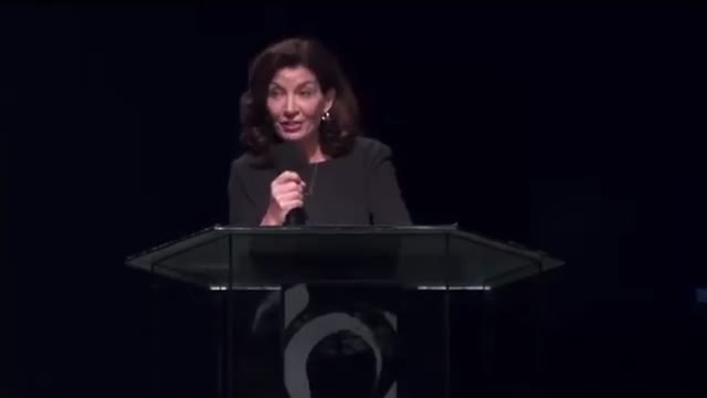 [ Video ] NY Governor Hochul proclaims, "The vaccine comes from God"