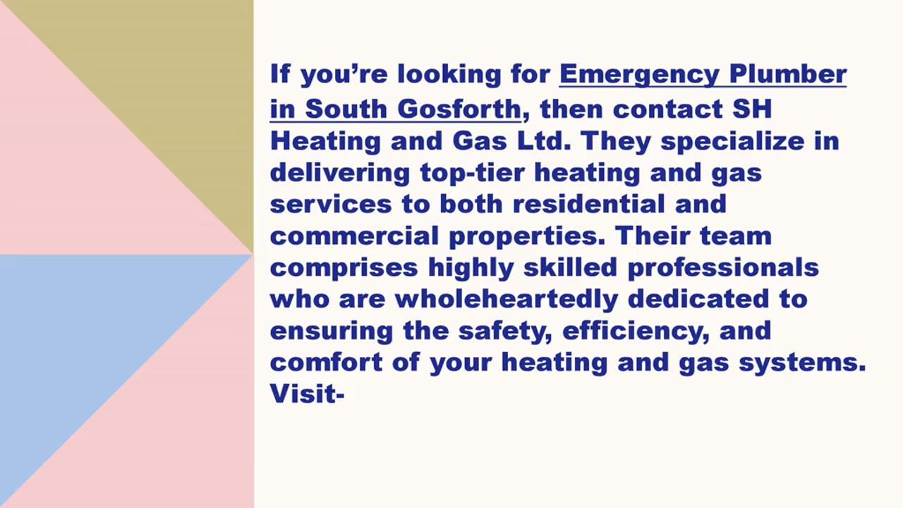 Best Emergency Plumber in South Gosforth