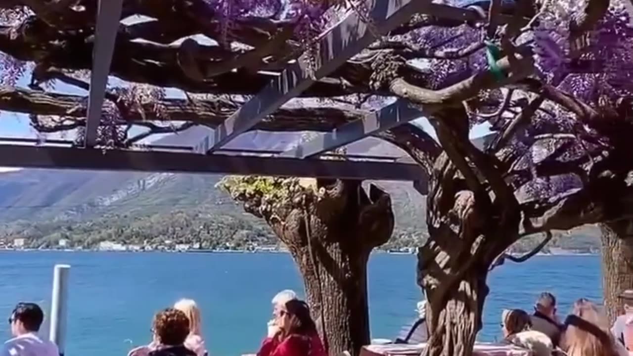 Breathtaking lake Como located in the Lombardy region of northern Italy