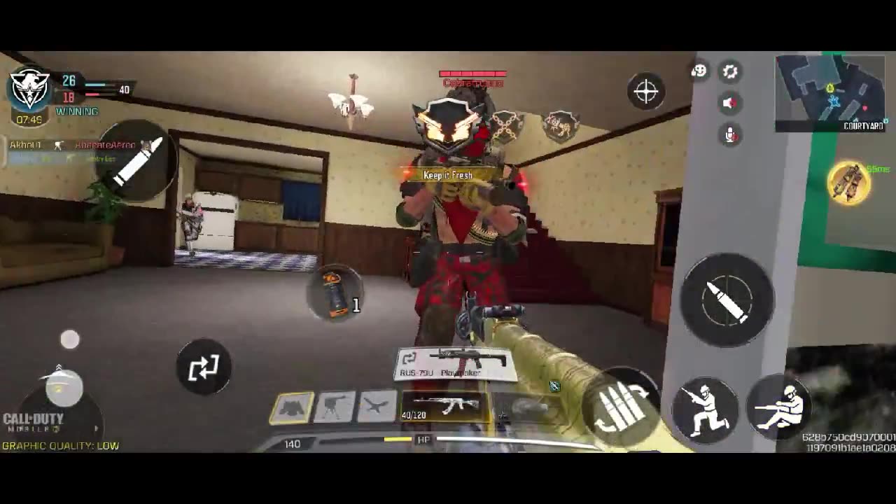 20 kills without death in Call of duty Mobile