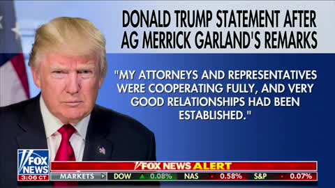 Trump releases SCORCHING statement after AG Garland's remarks!!