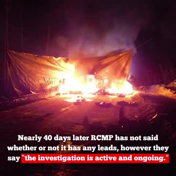 No arrests, no updates nearly 40 days after Coastal GasLink attack