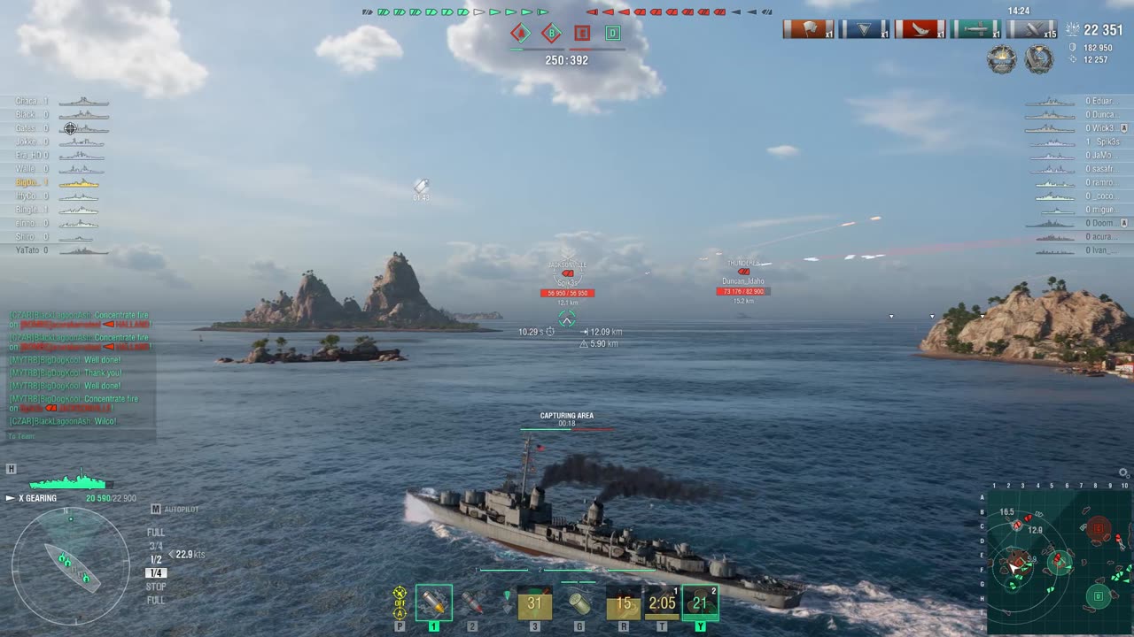 World of Warships in the Gearing