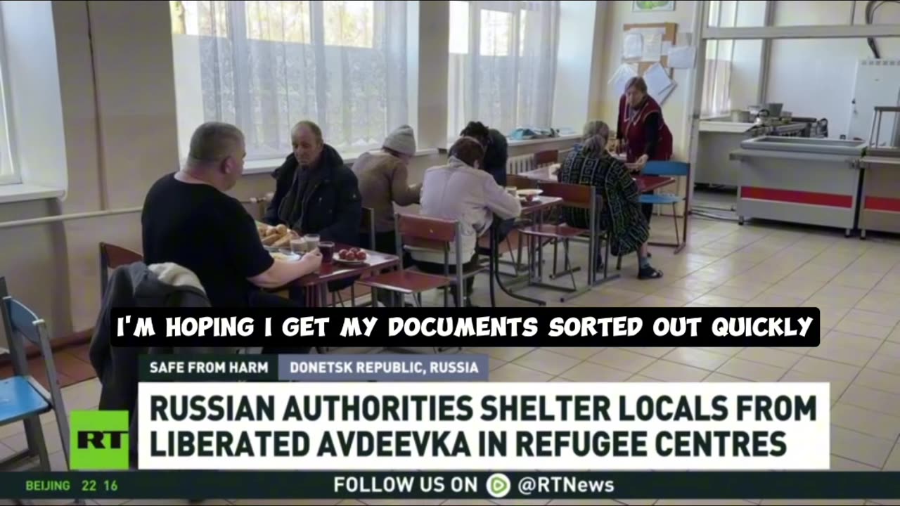 Avdeevka residents finally "Safe from Harm"... 👍👍👍