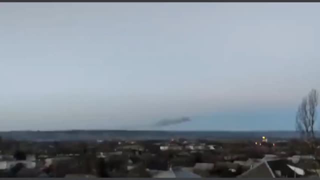 Massive Bomb Explosion Seen Going Off In Distance