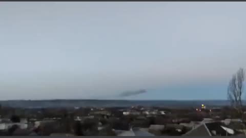 Massive Bomb Explosion Seen Going Off In Distance