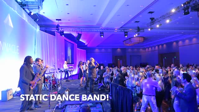 STATIC Dance Band with Horns for Pinnacle Corporate Event!