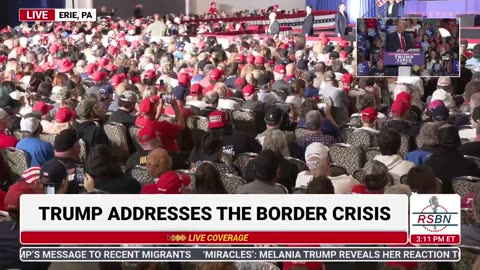 Trump asks his audience in Pennsylvania if they want to hear him read "The Snake."