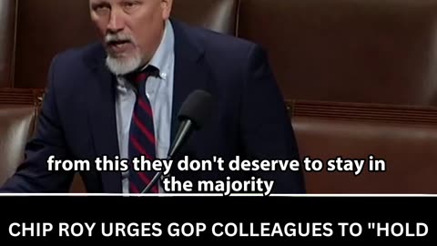 Chip Roy Standing Up for Americans!