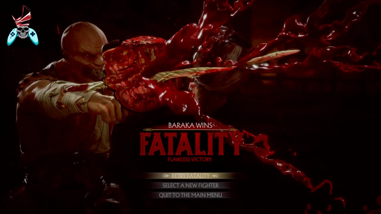 Mortal Kombat 11 Baraka fatality rock,paper,baraka