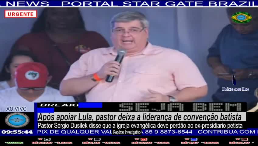 Após apoiar Lula, pastor deixa a liderança de convenção batista