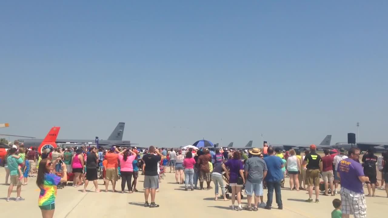 All 3 US Bomber Types Flying Side By Side