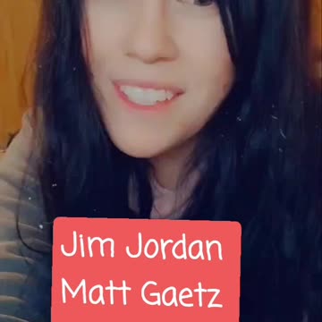 Jim Jordan/Matt Gaetz are GOAT