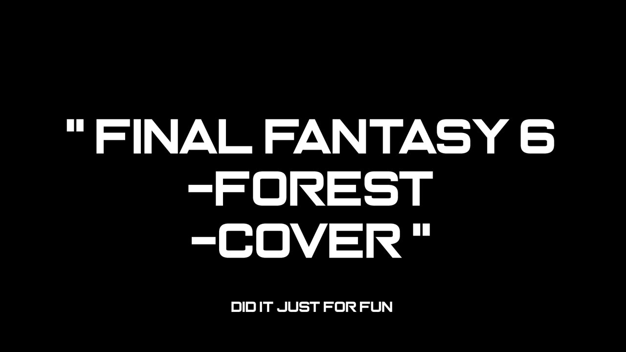 Final Fantasy 6 - Forest - Cover