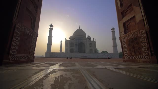 Taj Mahal Through an Archway