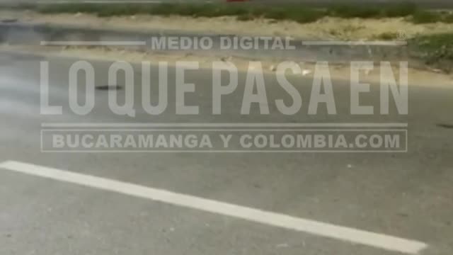 Video: accidente en la via Lebrija Giron, un fallecido y un herido