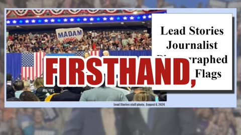 Fact Check: There WERE American Flags At August 6, 2024, Harris-Walz Rally in Philadelphia