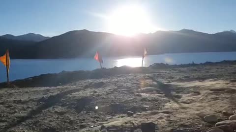 Pangong lake morning