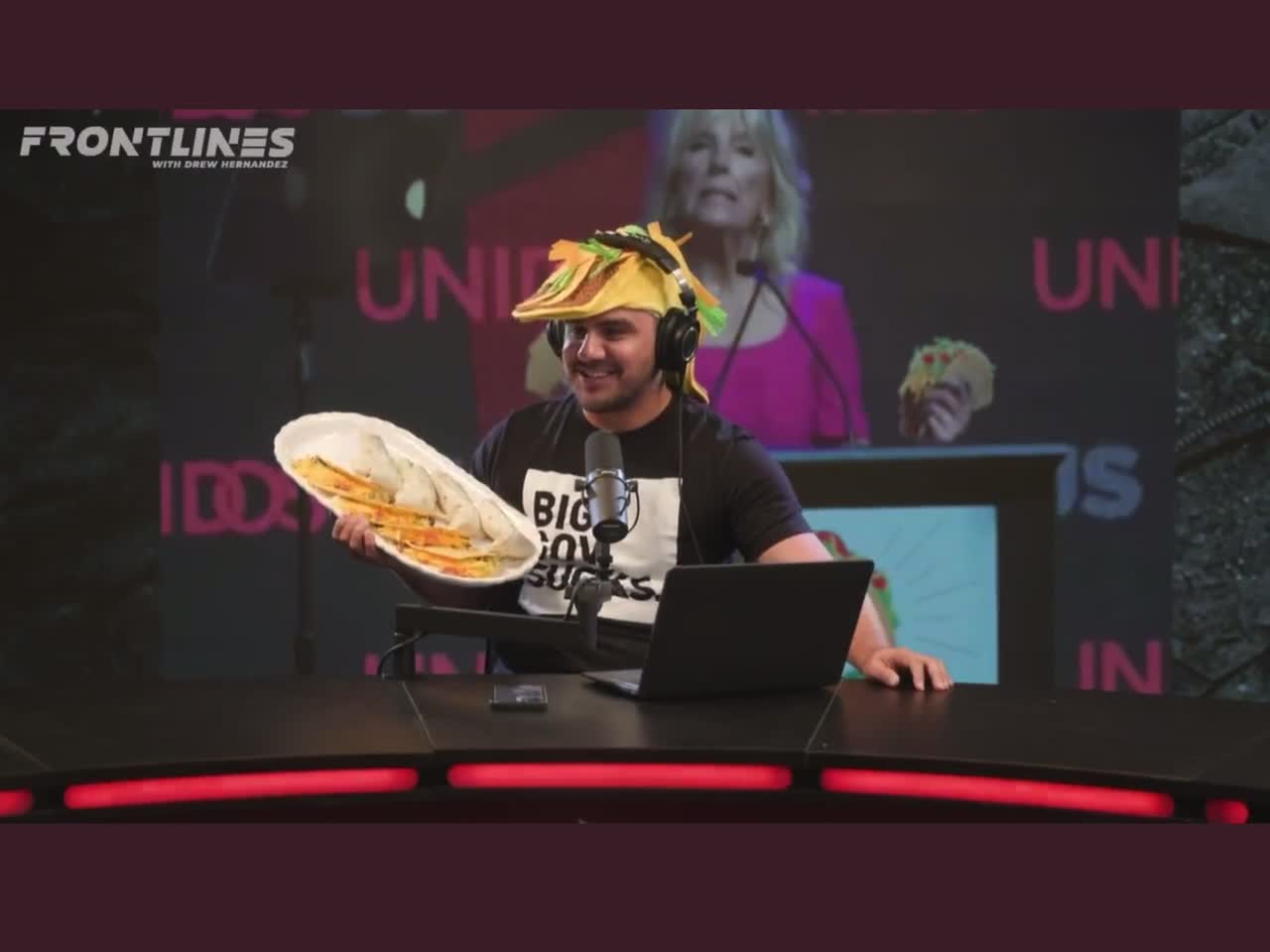 Charlie Kirk’s TPUSA / Drew Hernandez responds to Jill Biden’s taco 🌮 comments 🌮